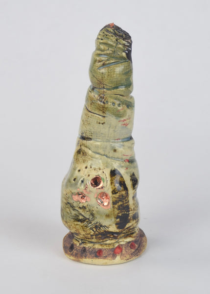 Tiny Tree, ceramic with gold leaft sculpture by Cerulean Arts Collective member Damini Celebre