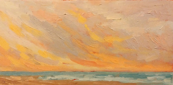 Cape May Sketch, oil on canvas painting by Cerulean Arts Collective Member Laura Eyring