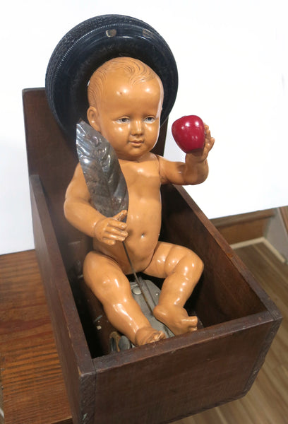 Salvator Mundi on Roller Skates, found object assemblage sculpture by Cerulean Arts Collective member Kathleen McSherry