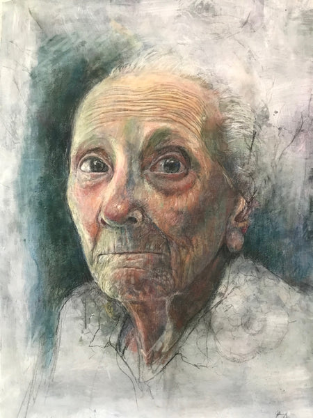 Portrait of an elderly woman