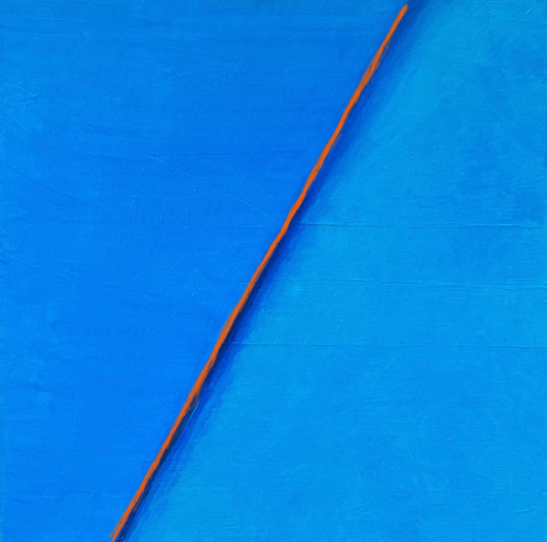 Colorfield Blues, acrylic painting by Cerulean Arts Collective Member Joellyn Ross.