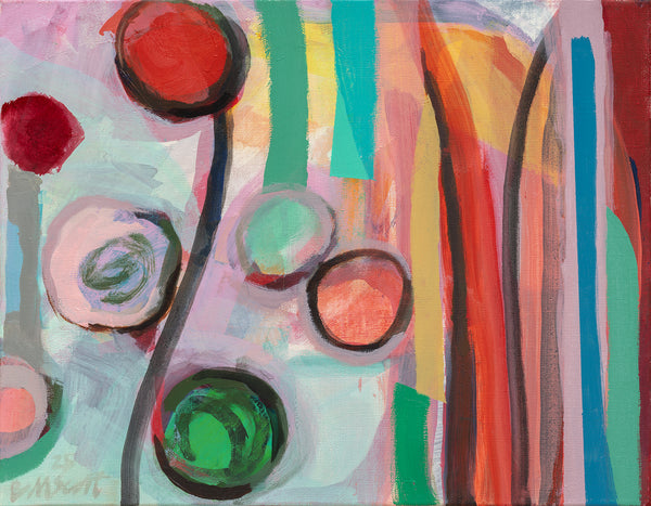 Inside from Outside II, oil on canvas painting by Philadelphia artist Bill Scott.  Included in the exhibition Love Letters to an Unknowable Future - Paintings and Works on Paper, at Cerulean Arts April 23 - May 18, 2025.