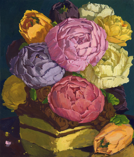 More, gouache on paper painting by Cerulean Arts Collective Member Allison Syvertsen