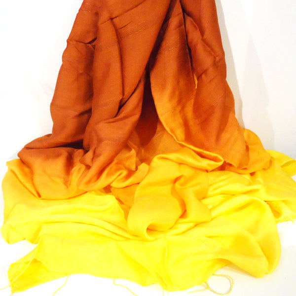 Ombre Scarf Yellow/Orange - Main Image