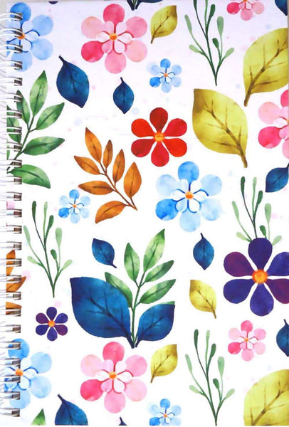 Hardcover Journal - Colorful Flowers