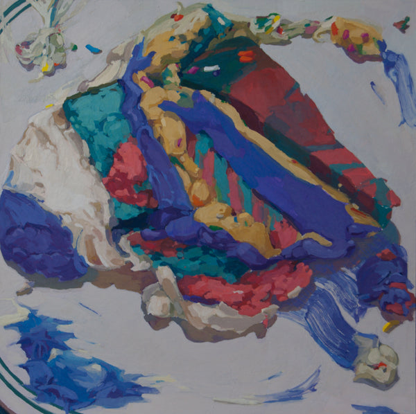 Not the Fun Kind, gouache on paper painting by Cerulean Arts Collective Member Allison Syvertsen.