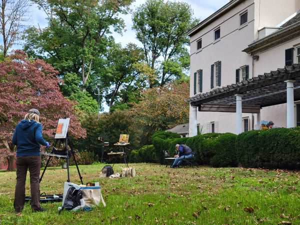 Plein Air Painting at Fairmount Park Historic Houses