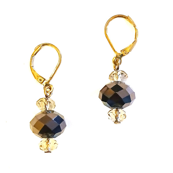 Smokey Drop Earrings