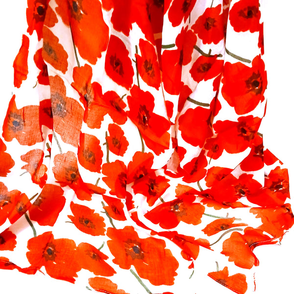 Red Poppies Scarf