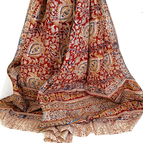 Decorative fabric with intricate patterns