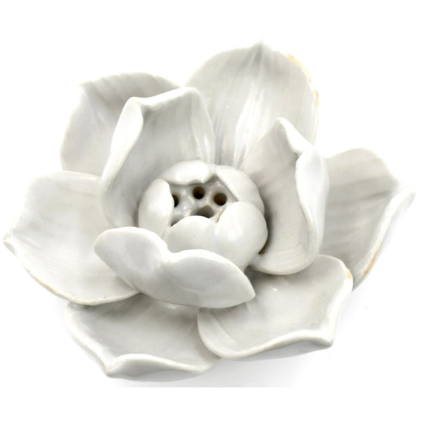 Thai Porcelain Mini White Lotus