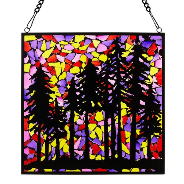 Stained Glass Mosaic Landscape