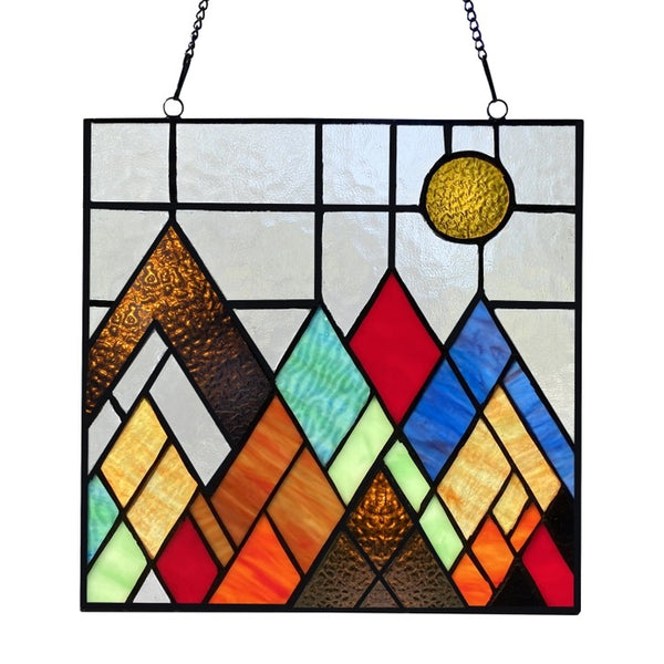 Stained Glass Mountain Peaks