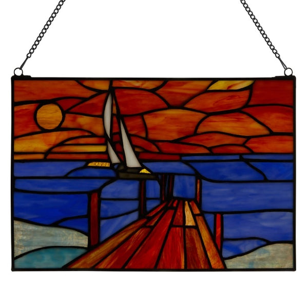 Stained Glass Sailboat