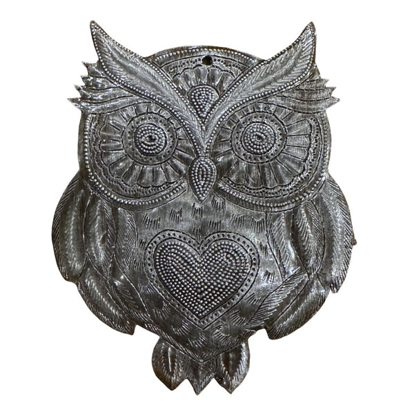 Decorative metal owl wall art 
