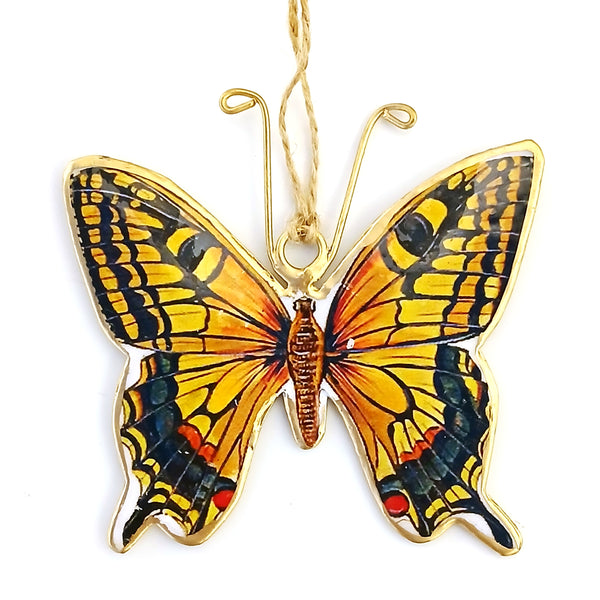 Color Metal Ornament - Butterfly