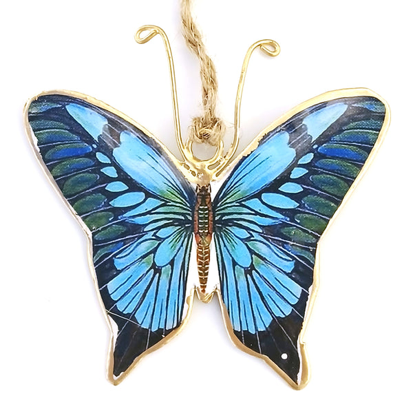 Color Metal Ornament - Butterfly
