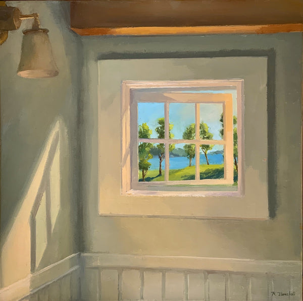 <Morning Light, Deer Isle, oil on linen painting by Cerulean Arts Collective Member Kimberly Hoechst.