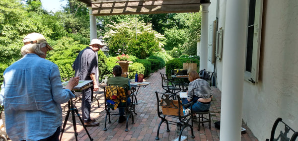 Plein Air Painting at Fairmount Park Historic Houses