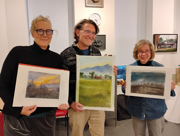 Mixed Media Watercolor Painting with Michael Kowbuz