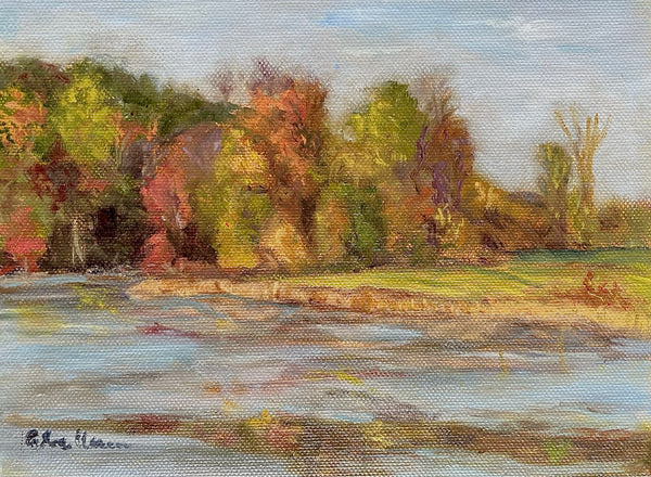 Kittatinny Gems, oil on canvas landscape painting by Cerulean Arts Collective member Celia Abrams.