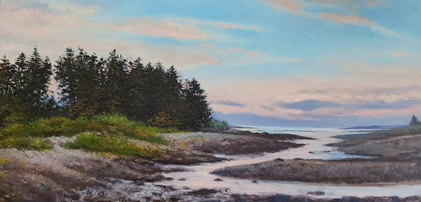 Clams, oil on panel painting by Cerulean Arts Collective Member Philip J. Carroll.