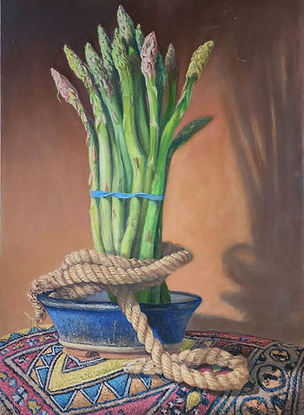 Nuntius, oil on panel painting by Cerulean Arts Collective Member Philip J. Carroll.
