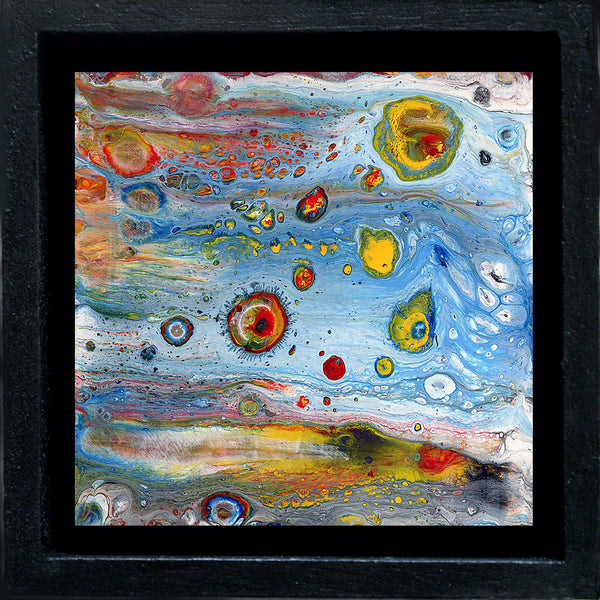 Anthony Ciambella: 4x4 Acrylic on Panel Painting, Framed