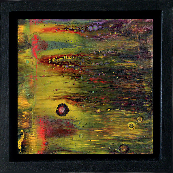 Anthony Ciambella: 4x4 Acrylic on Panel Painting, Framed