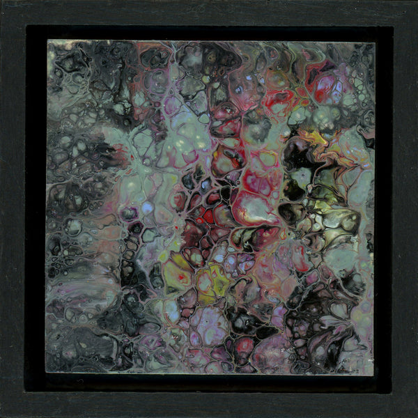 Anthony Ciambella: 4x4 Acrylic on Panel Painting, Framed