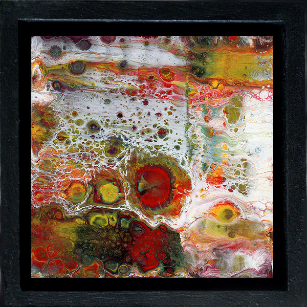 Anthony Ciambella: 4x4 Acrylic on Panel Painting, Framed