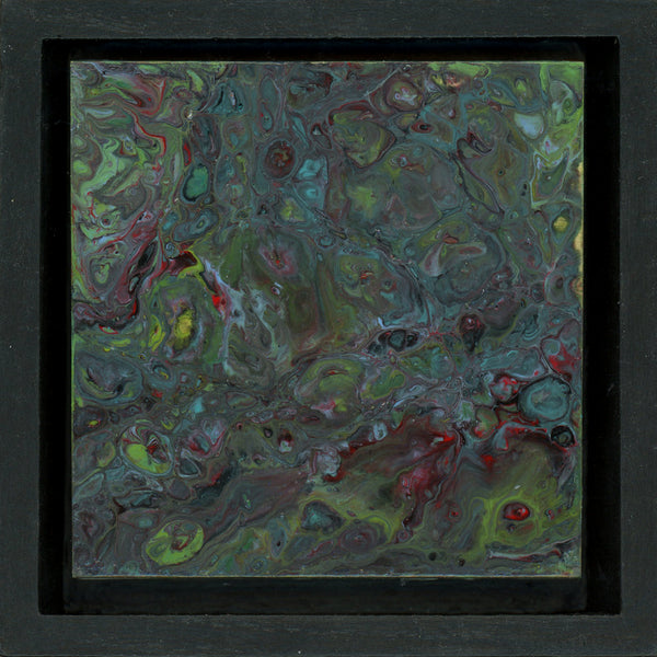 Anthony Ciambella: 4x4 Acrylic on Panel Painting, Framed