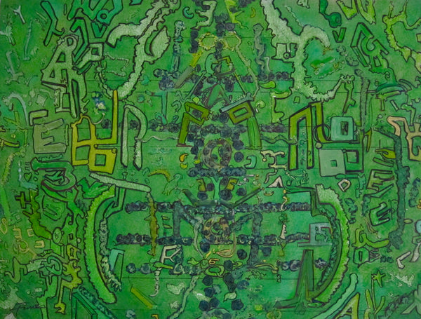 Green aerial landscape