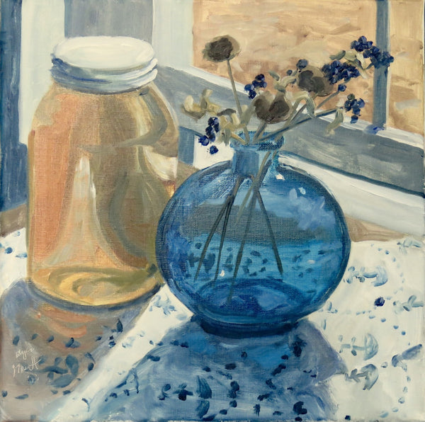 Alyce Grunt: Honey and Blue Glass