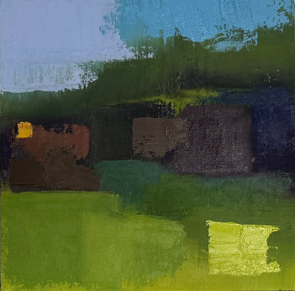 Glen Study I, oil on panel by Cerulean Arts Collective Member Marguerite Heilman