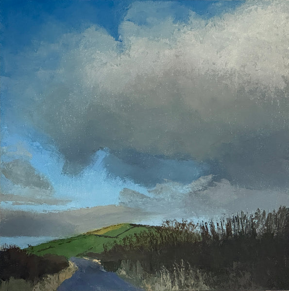 Inishowen Cloud II, oil on panel by Cerulean Arts Collective Member Marguerite Heilman