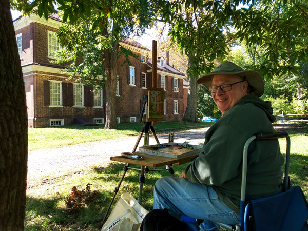 Plein Air Painting at Fairmount Park Historic Houses with Keith Leitner