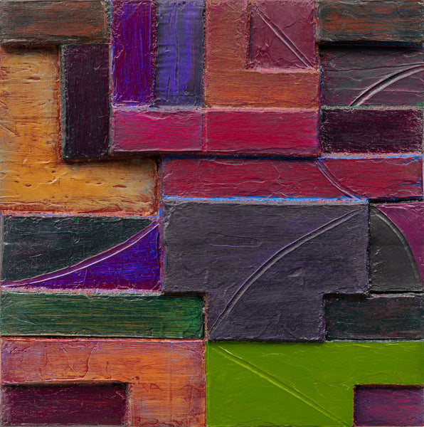 Field 31, On the Green, acrylic on panel painting by Cerulean Arts Collective Member Charles Kalick.  