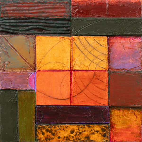 Field 44, acrylic on panel painting by artist Charles Kalick, available at Cerulean Arts.