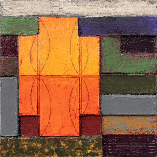 Field 47, acrylic on panel painting by artist Charles Kalick, available at Cerulean Arts.