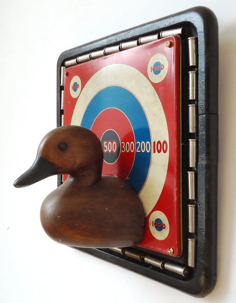 Duck Shot, found object assemblage sculpture by Cerulean Arts Collective member Kathleen McSherry. 