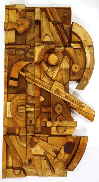 Home of the Carpenter, wood sculpture by Pennsylvania artist Dan Miller, available at Cerulean Arts