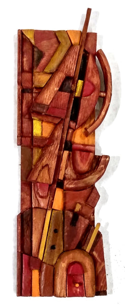 Mill, wood sculpture by Pennsylvania artist Dan Miller, available at Cerulean Arts