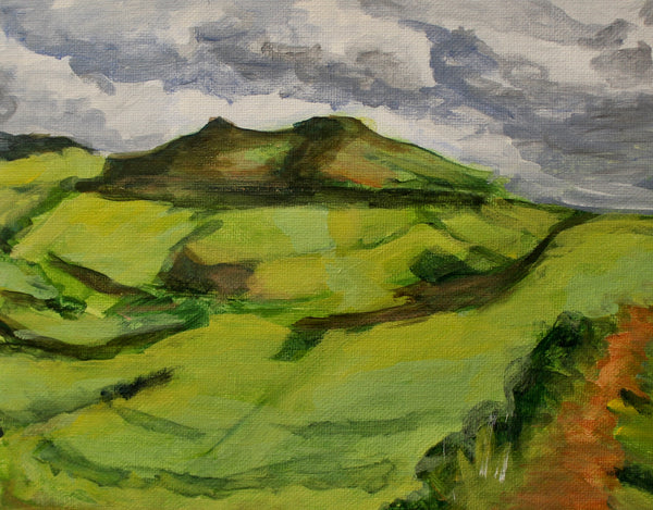 Ireland, acrylic painting by Philadelphia artist Colleen O’Donnell, available at Cerulean Arts. 