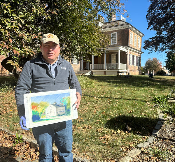 Plein Air Painting at Fairmount Park Historic Houses