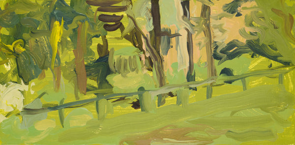 Liz Price: Landscape Study with Fence