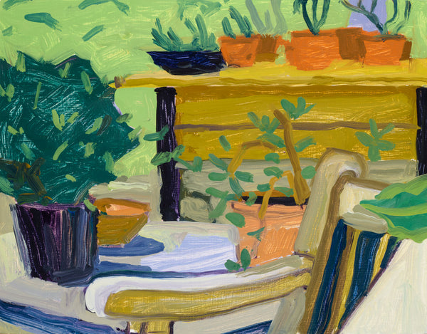 Liz Price: Terra Cotta Pots and Gardenia
