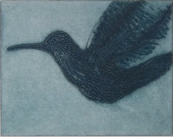 We Are Birds, intaglio print by Philadelphia artist Tony Rosati available at Cerulean Arts