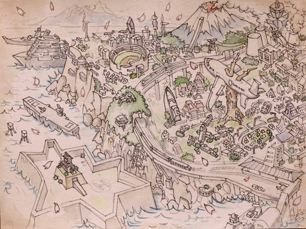 Hiro Sakaguchi: Town Near Sea