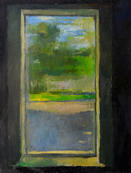 Sean Sauer: Plexiglass Window with Trees